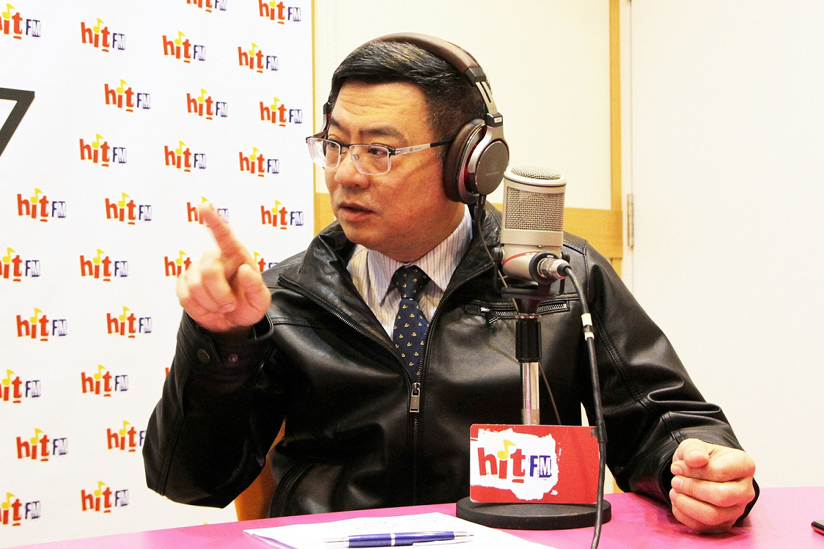 卓榮泰表示黨中央的立場就是把總統提名初選機制弄到最公平，至於誰來參選，「我不會勸誰來，也不會等誰來。」  圖：Hit Fm《周玉蔻嗆新聞》製作單位/提供