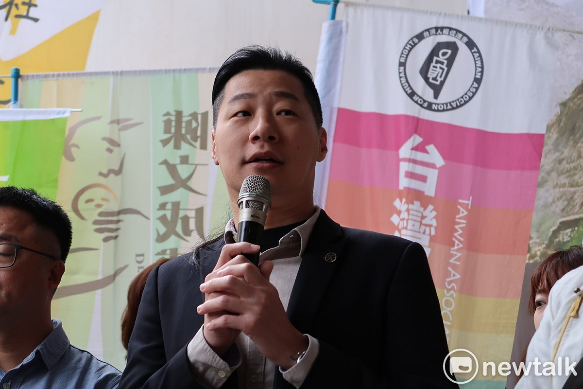 台灣國會西藏連線理事長林昶佐。 圖：林朝億/攝