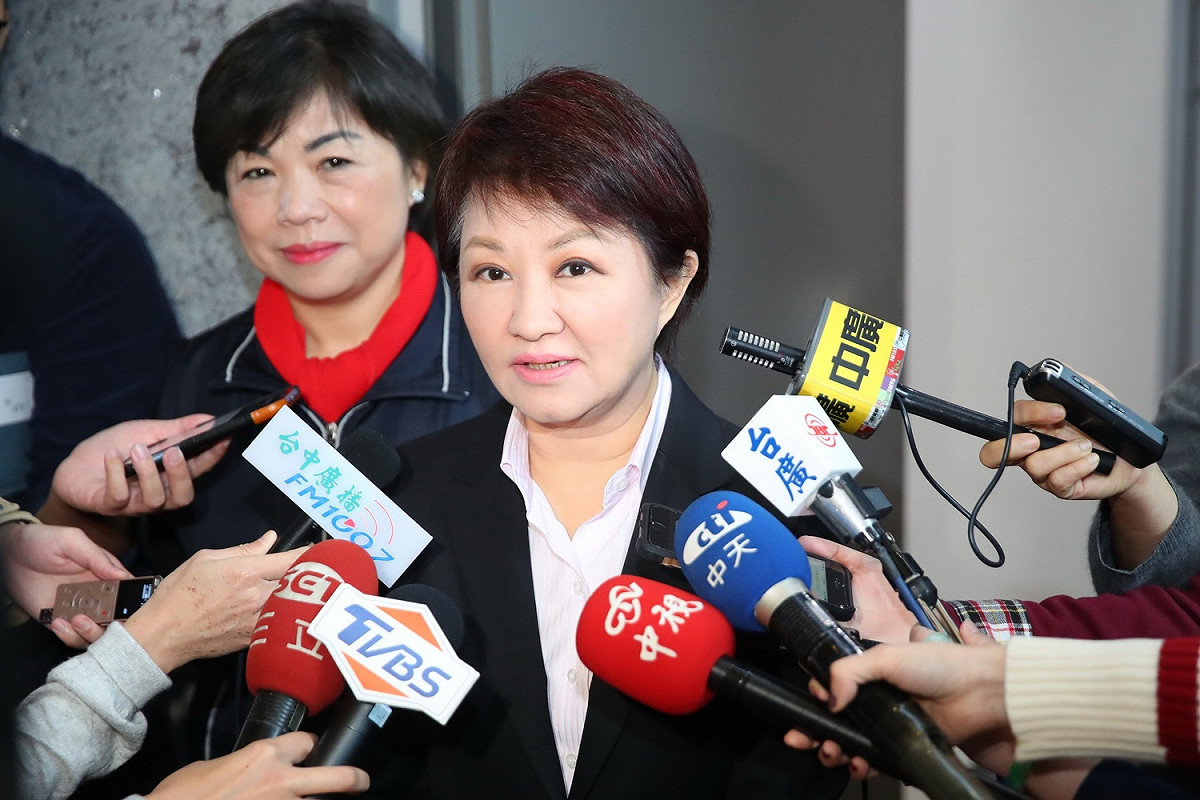 台中市長盧秀燕表示總統蔡英文未與她相約，同時也表示若未解決空汙，將不配合交管。 圖：台中市政府/提供　資料照片