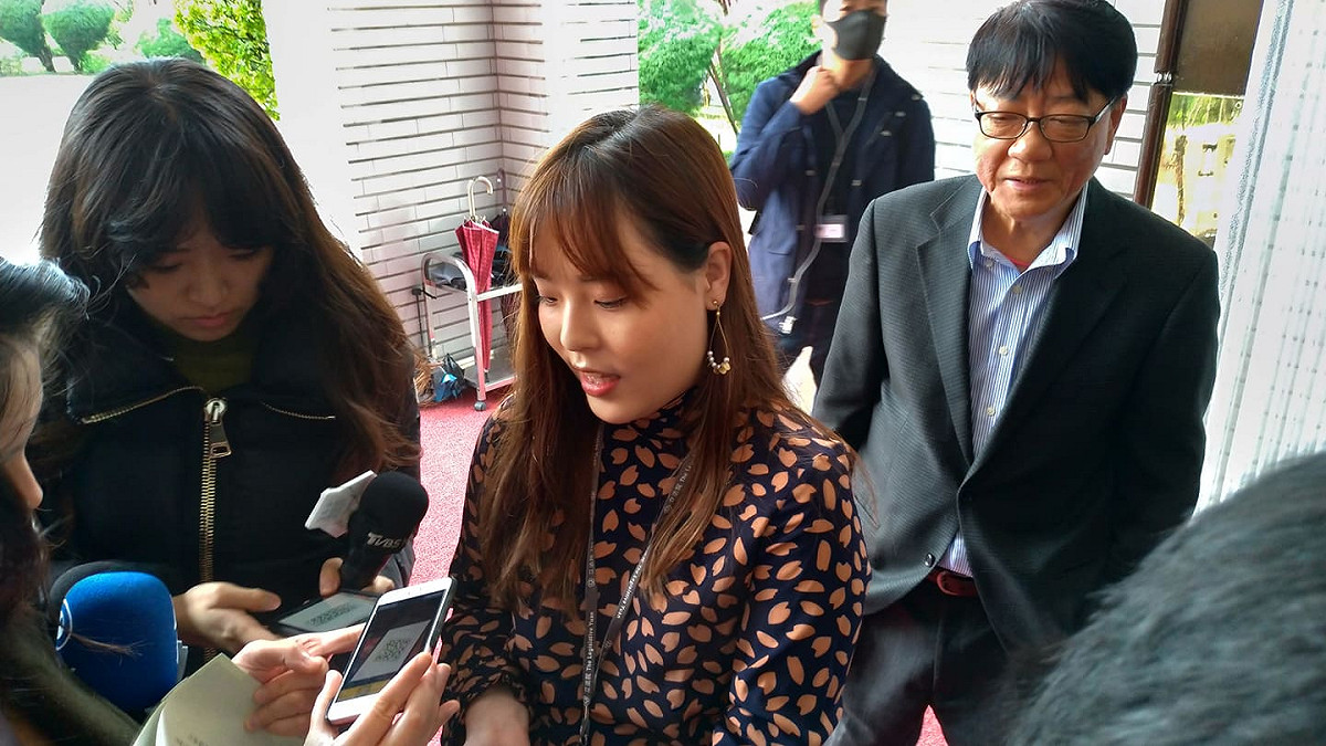 沈智慧的臉書小編陳芷若。 圖：陳佩君／攝