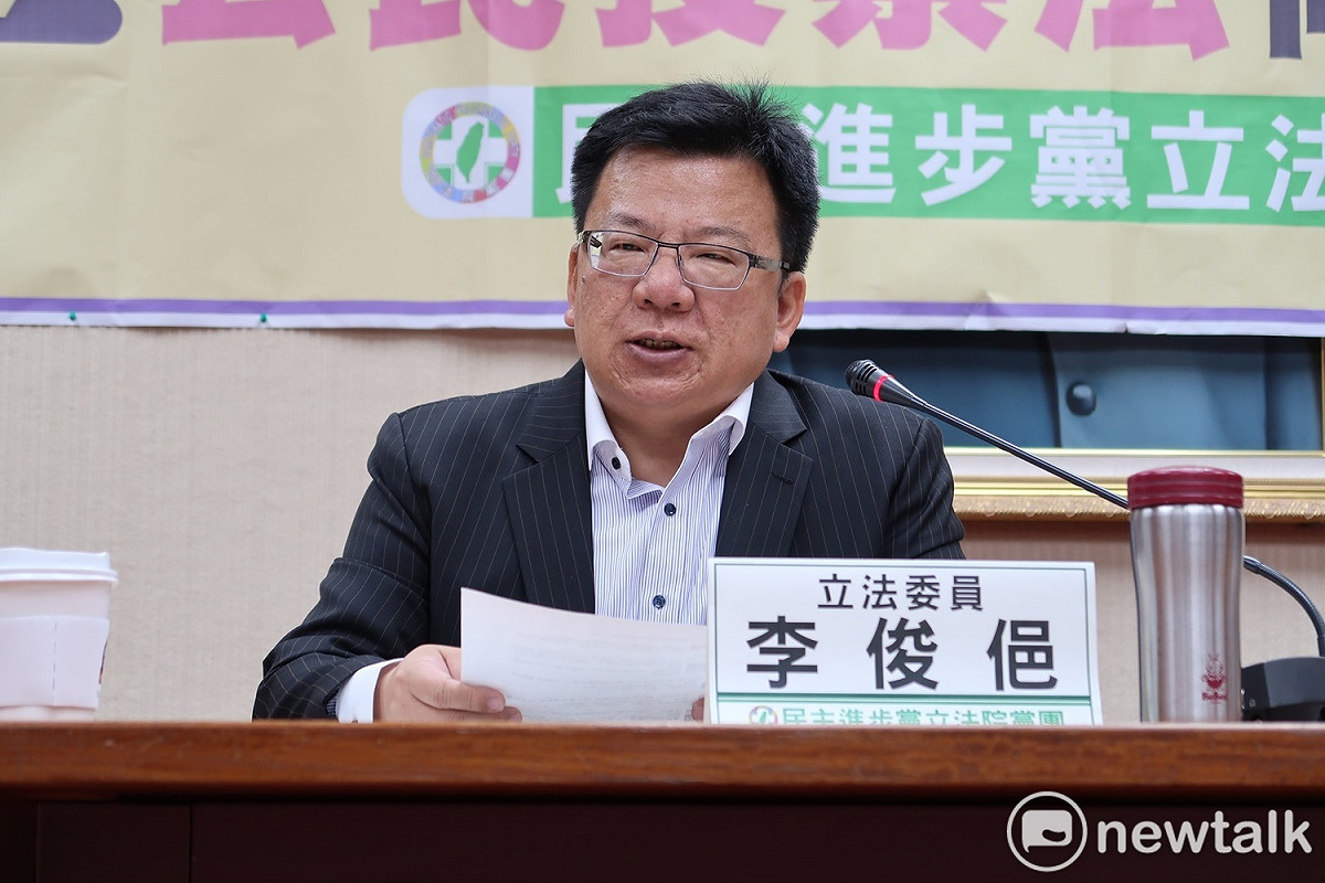 民進黨立委李俊俋。 圖：林朝億/攝（資料照）