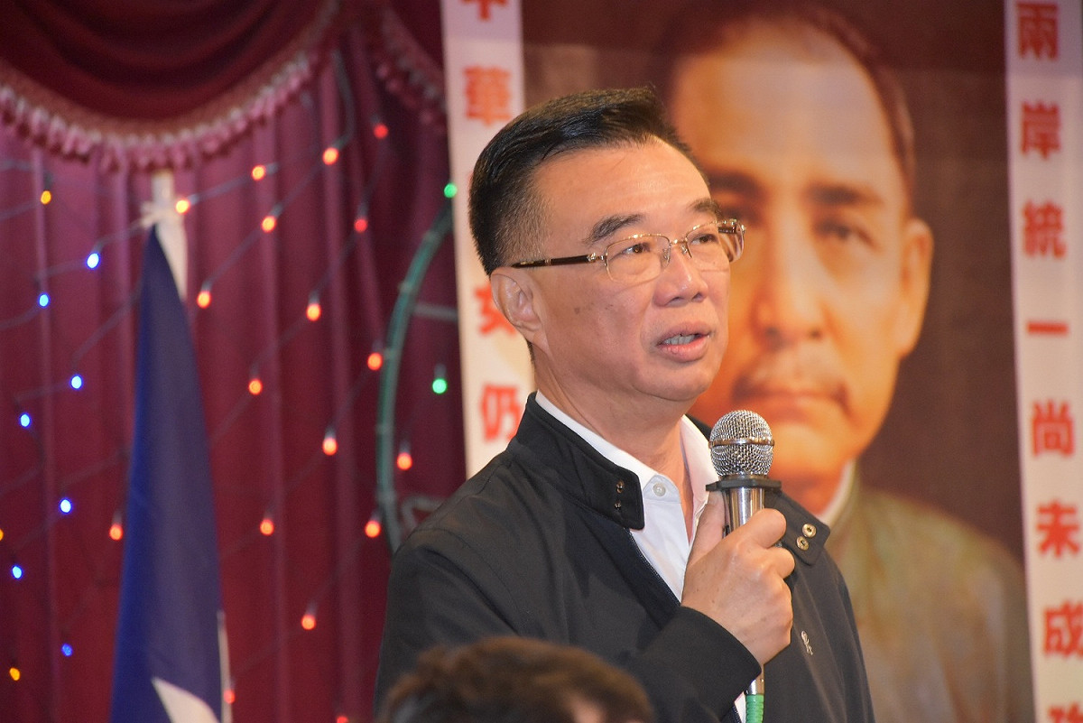 莊啟旺希望明年總統及高雄市八席立委全部翻轉過來。 圖：孫家銘／攝