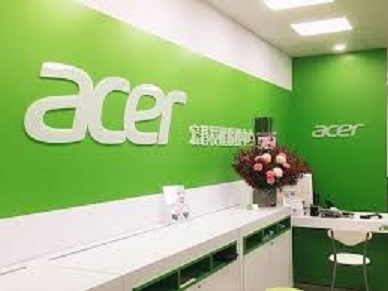 受處理器供貨短缺影響，電腦品牌廠宏碁2月營收新台幣144.69億元，月減13.1%，年減5.2%，創近22個月新低。 圖 : 中央社