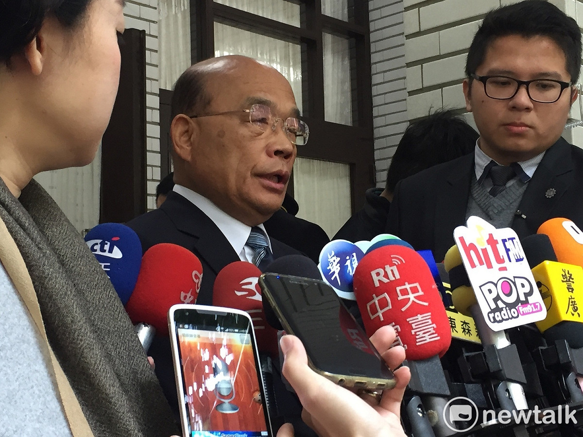 行政院長蘇貞昌１２日到立法院備詢。 圖：趙婉淳／攝