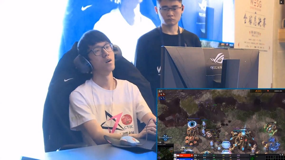 敗給Elazer蟲洞戰術的Has相當失望。 圖：翻攝自Twitch