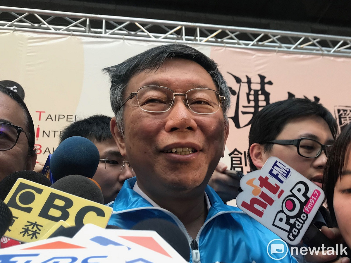 台北市長柯文哲。 圖：周煊惠 ／攝