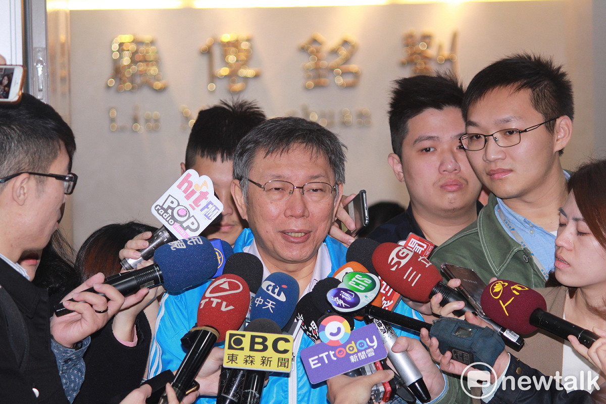 台北市長柯文哲。 圖：周煊惠 ／攝