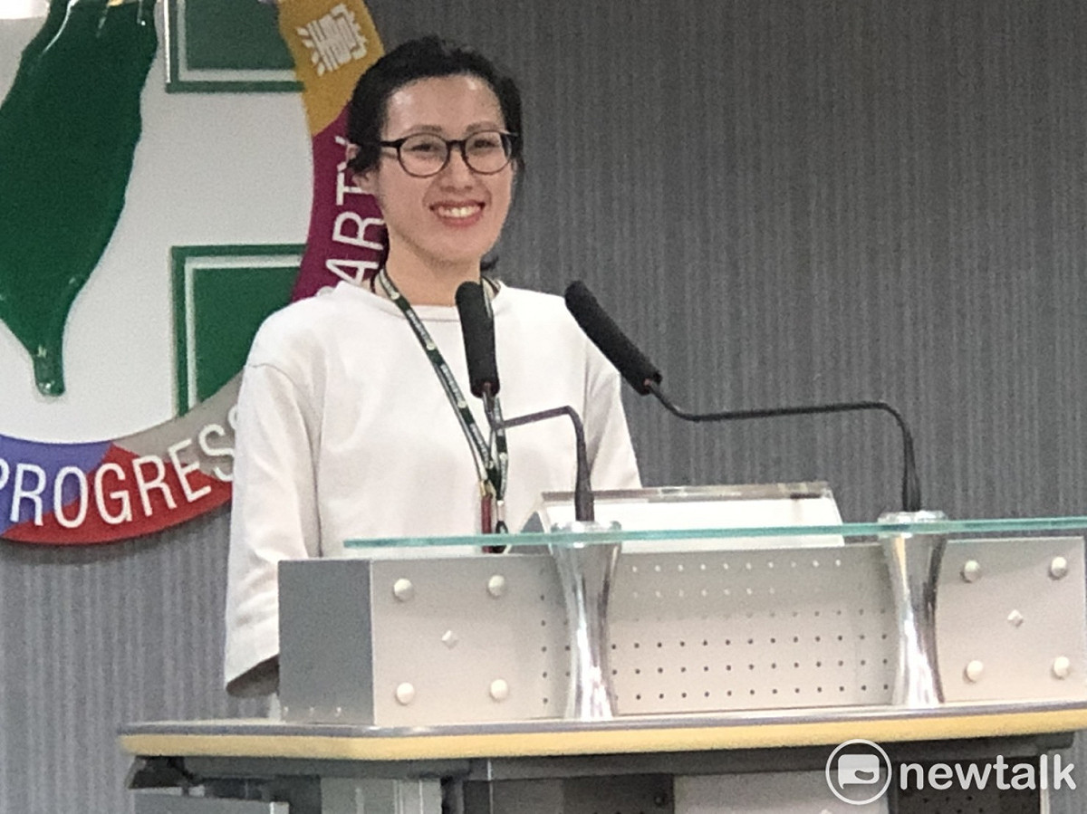 民進黨發言人李明俐。 資料照片：謝莉慧/攝
