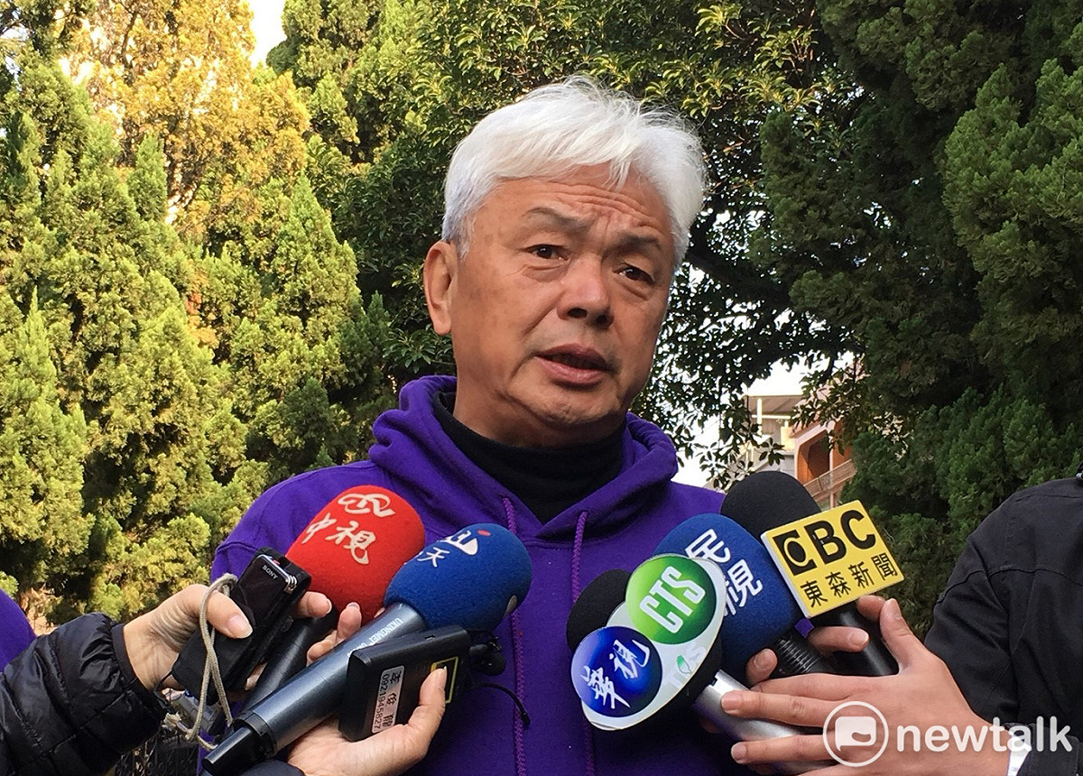 此次參加金門立委補選的無黨籍候選人陳滄江。 圖：陳沛婍／攝