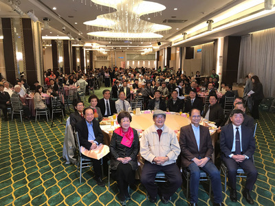 台灣聯合國協進會16日晚間舉辦年度餐會，協進會理事長蔡明憲、衛福部長陳時中等人出席。  圖：台灣聯合國協進會提供