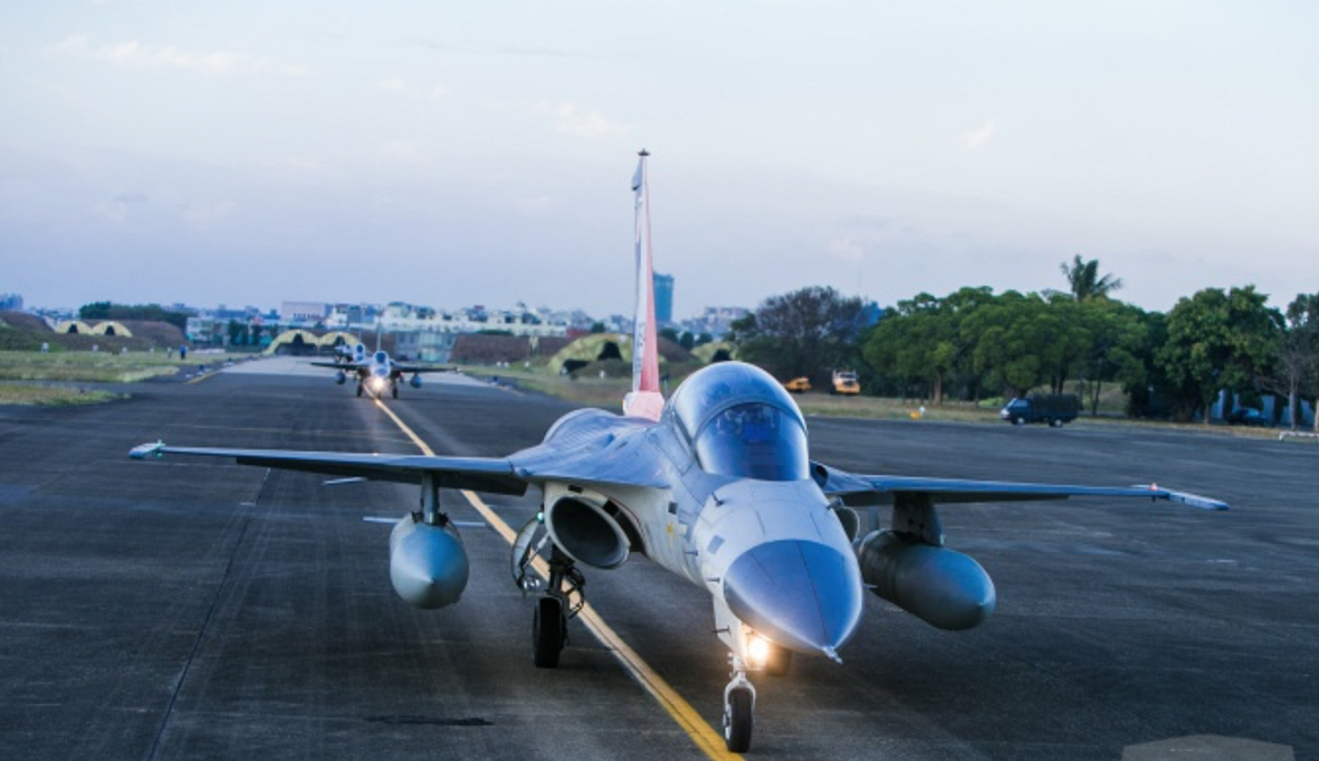 空軍第一聯隊IDF戰機。 圖：截自軍聞社/官網