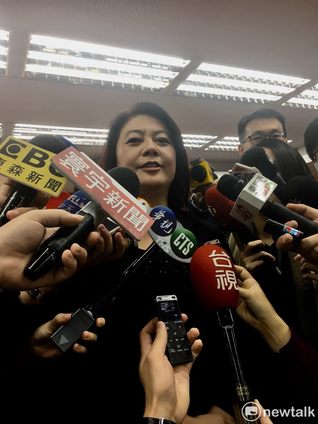 NCC主委詹婷怡日前向行政院請辭，今（2）日確定離開NCC。 圖：郭靜育／攝（資料畫面）