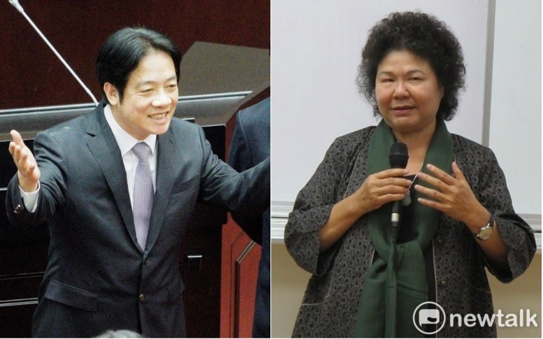 前行政院長賴清德將領表登記參選黨內總統初選，同屬黨內新潮流系的總統府祕書長陳菊表示，自己很關心也很憂心。 圖：新頭殼合成