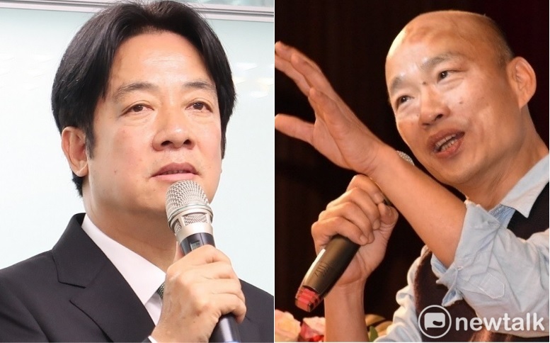 針對賴清德的叫陣，韓國瑜感謝民眾支持韓流。 圖：新頭殼合成（資料照片）