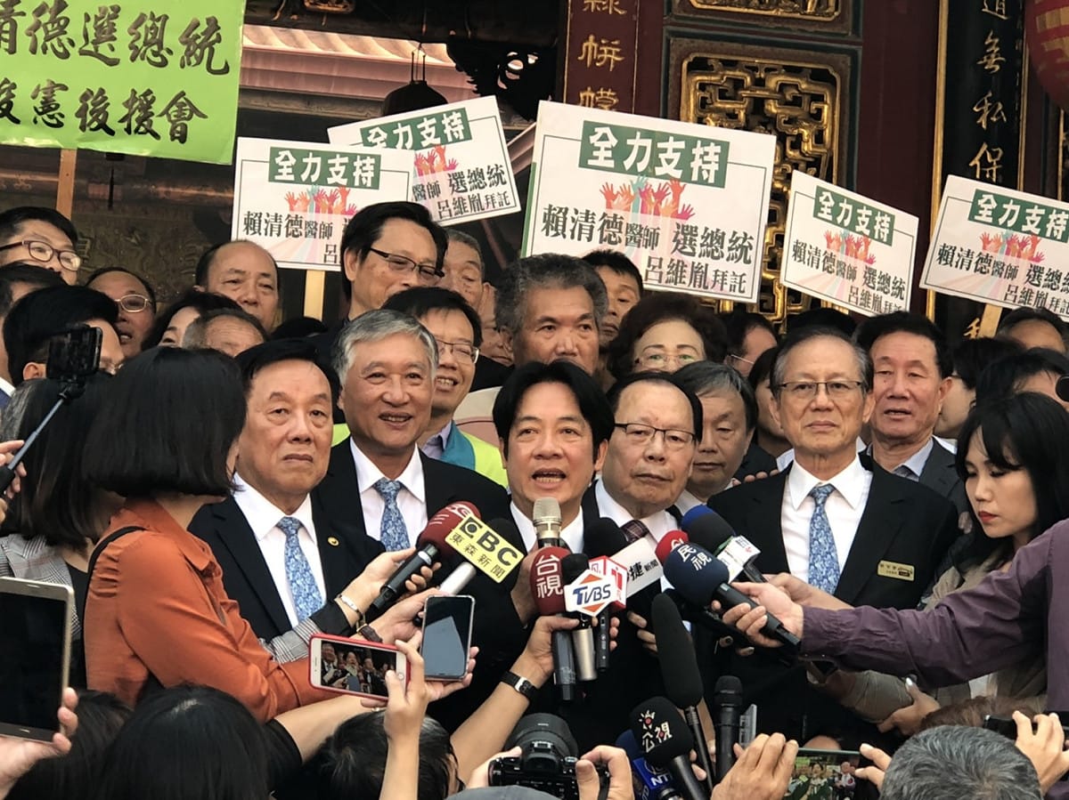 賴清德呼籲：這場初選要超越個人和派系。 圖：黃博郎/攝
