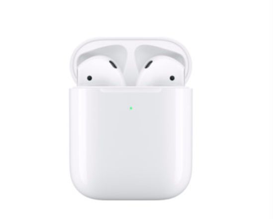 蘋果昨晚悄悄在官網上架第二代AirPods。 圖：翻攝蘋果官網