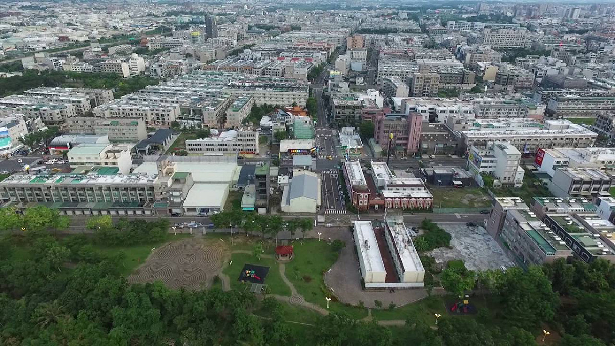 台南市東區空拍。 圖 : 翻攝自youtube