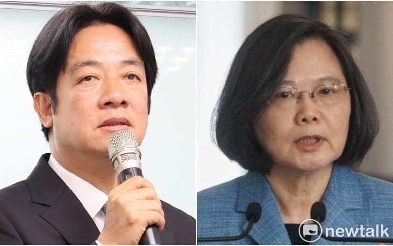 民進黨總統初選參選人蔡英文與賴清德。   圖：新頭殼合成