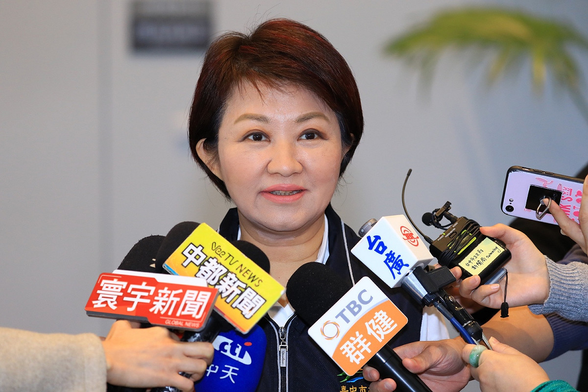 台中市長盧秀燕。資料照片。 圖：台中市政府／提供(資料照片)