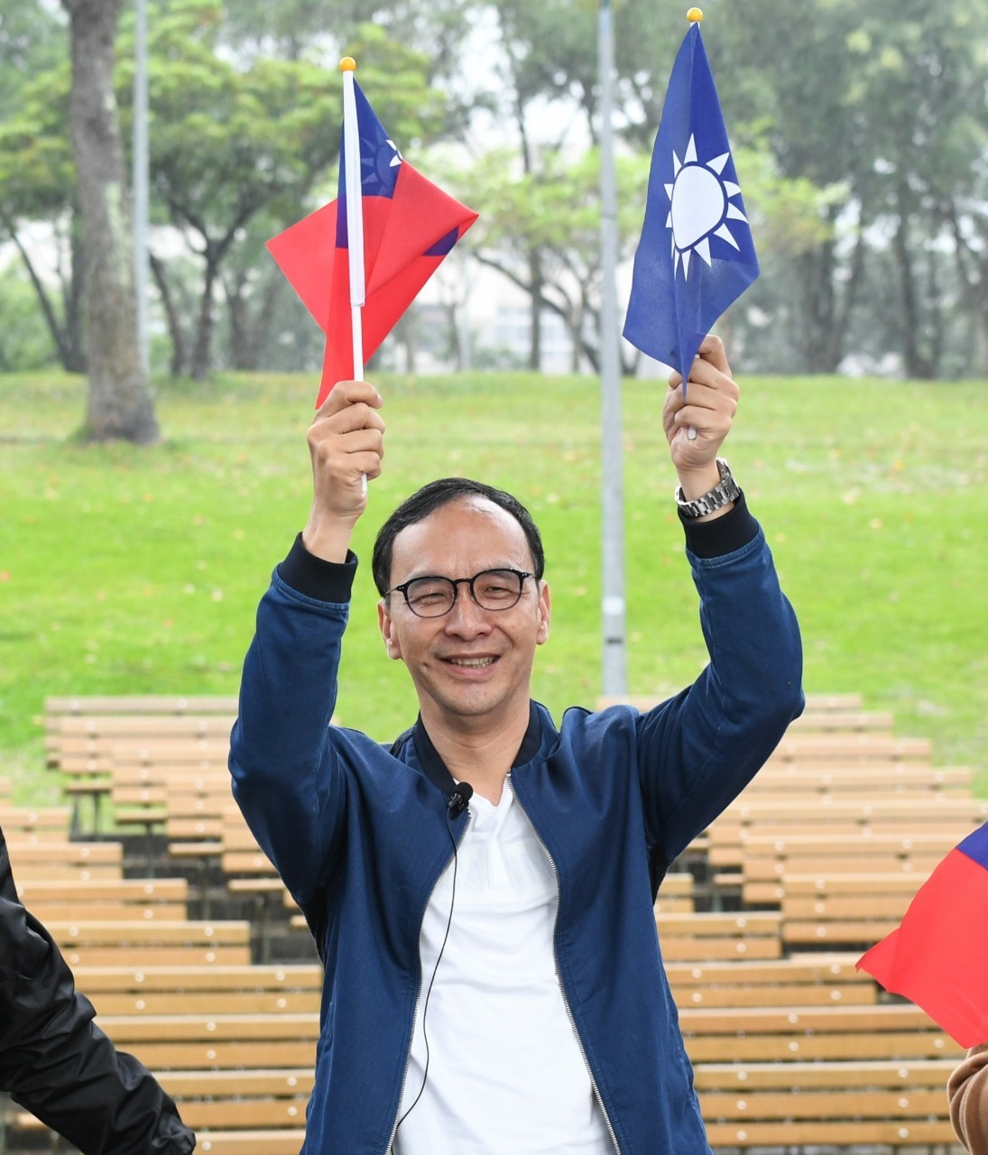 朱立倫表示，香港、澳門的官員都是中共的官員，高雄市長韓國瑜去到那邊見到他們的官員，沒有什麼值得大驚小怪。 圖：朱立倫辦公室/提供