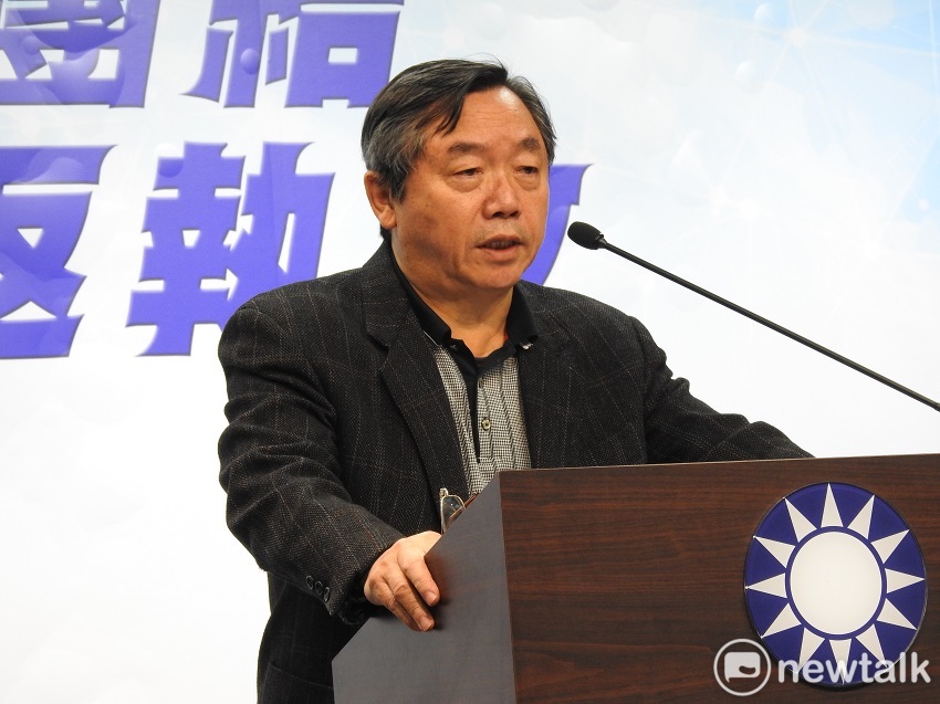 國民黨行管會邱大展。 圖：趙婉淳／攝