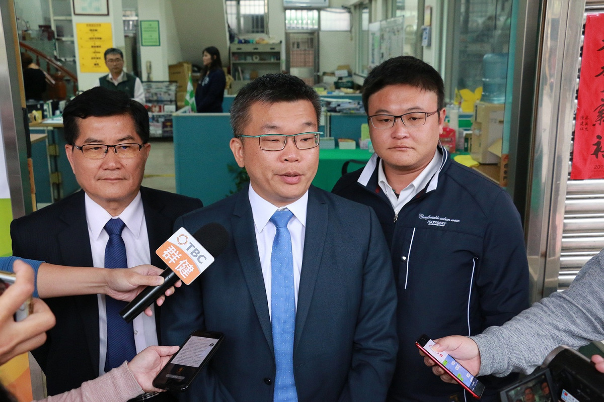 同選區內另兩位民進黨市議員施志昌及楊典忠都全力支持蔡其昌爭取連任。 圖 : 蔡其昌辦公室/提供