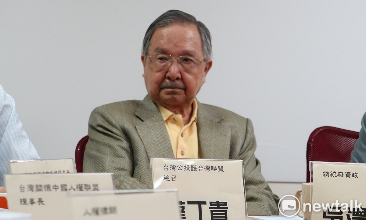 前總統府資政吳澧培。 圖：林朝億/攝