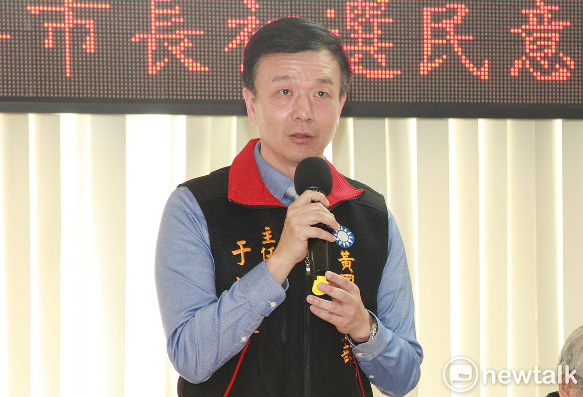 前國民黨桃園市黃國園黨部主委于北辰。 圖：林昀真／攝(資料照)