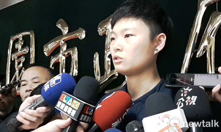 莊佳佳希望跆拳道協會或負責單位或選手可以更重視看待驗尿藥檢這件事，「因為我自己也是受害者，不希望同樣的事情再發生在選手身上。」  圖：林昀真／攝