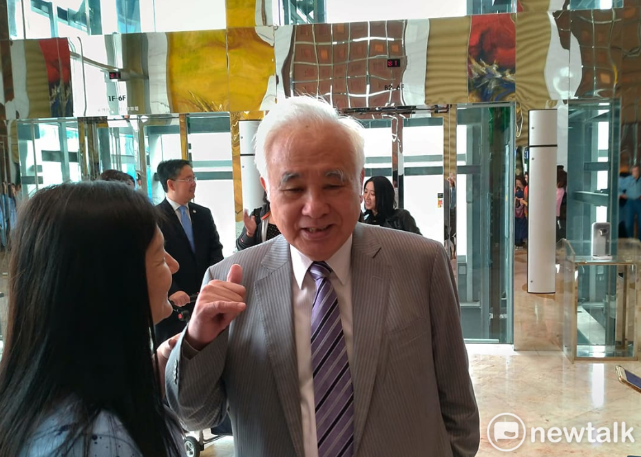 姚嘉文今（30）天說，在初選階段，他支持總統蔡英文。 圖：陳佩君/攝
