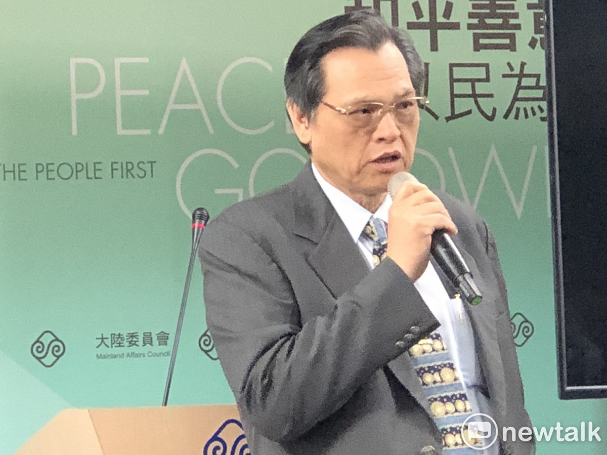 陸委會主委陳明通。 圖：謝莉慧／攝（資料照片）