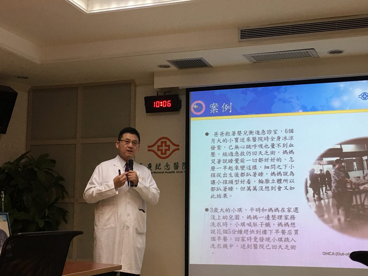 長庚表示，嬰兒猝死症中，趴睡致死高達5成。 圖／記者汪瑋琪攝
