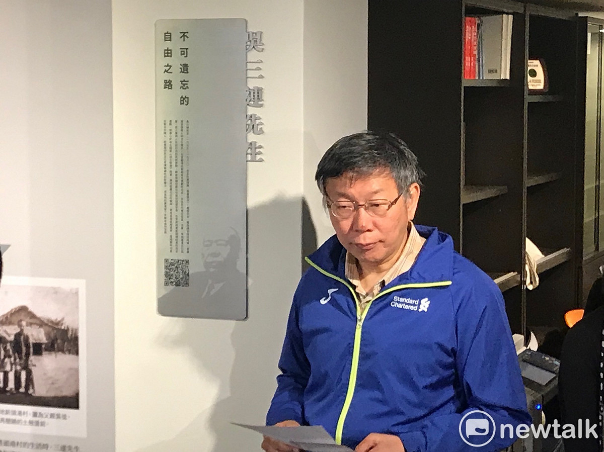 台北市長柯文哲。 圖：周煊惠 ／攝