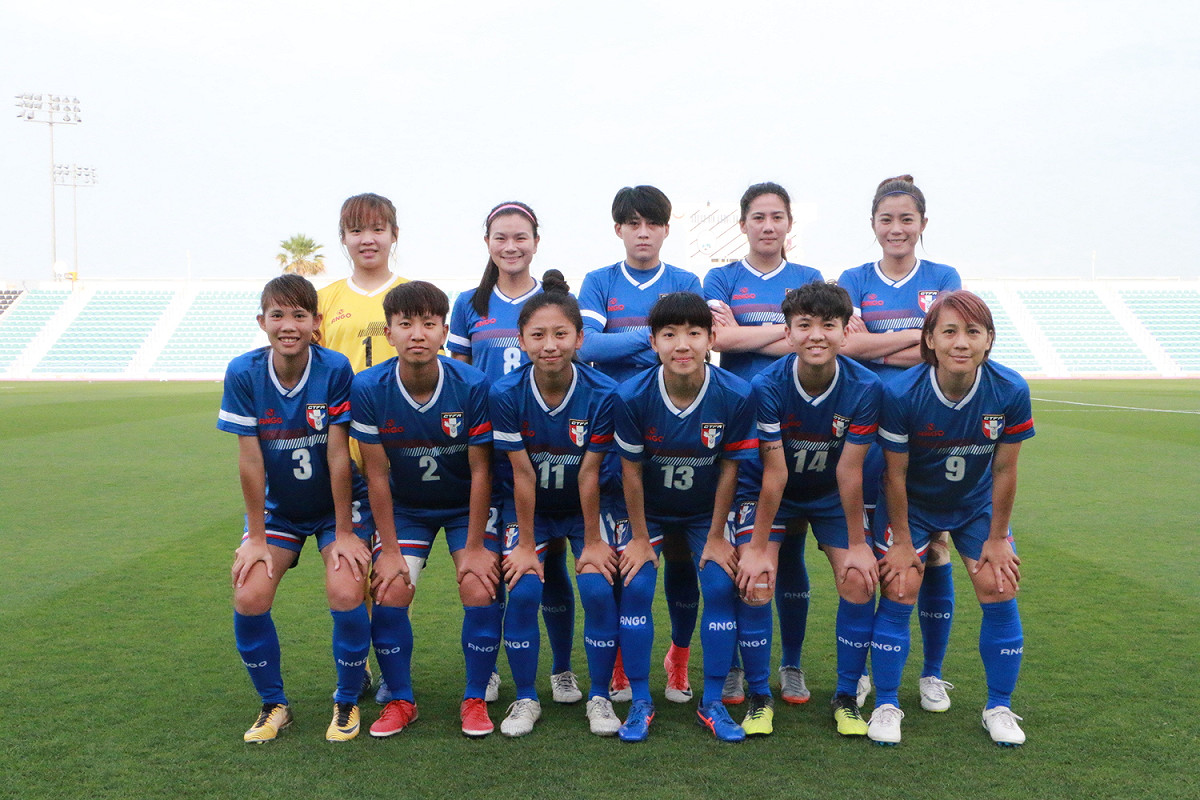 中華女足先發11人。 圖：中華足協提供