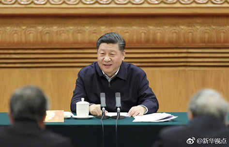 中國國家主席習近平，今年一月發表的《告臺灣同胞書》重申九二共識、反對台獨、一國兩制，並表示不放棄使用武力，激起台灣人民憤慨。 圖：翻攝自 中華人民共和國教育部網站
