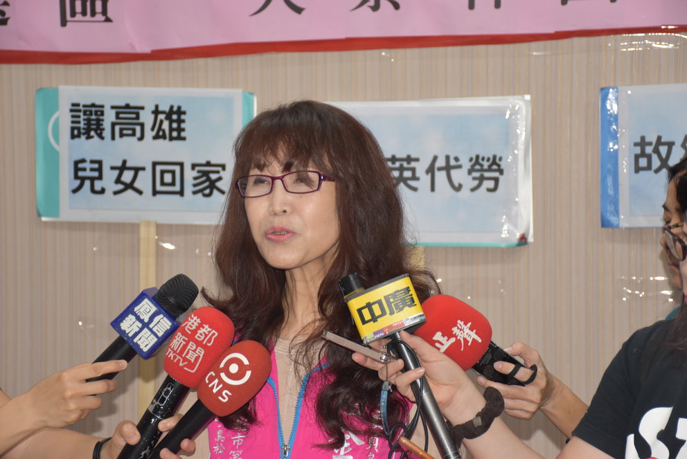 潘金英表示對民進黨失望，今年過年已加入國民黨。 圖：孫家銘／攝