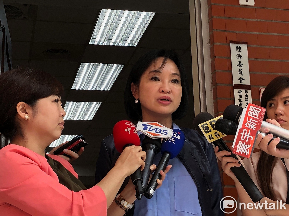 爭取新北市板橋區立委提名的不分區立委柯志恩。 圖：趙婉淳／攝
