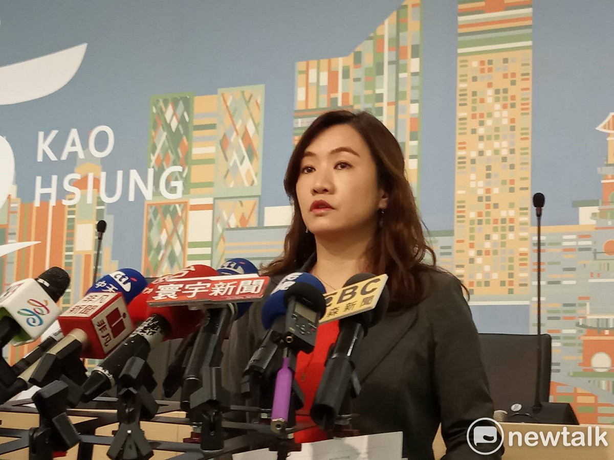 高雄市府新聞局長王淺秋面對王丹的指控，舉行記者會解釋，並回嗆王丹「搞不清楚狀況」。 圖：孫家銘／攝（資料照片）