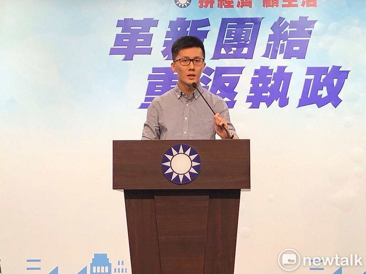 國民黨青年部主任蕭敬嚴。 圖：趙婉淳／攝（資料照片）
