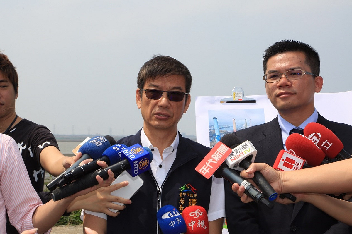 台中市環保局長吳志超表示，不排除對中火祭出勒令停工。 台中市政府/提供