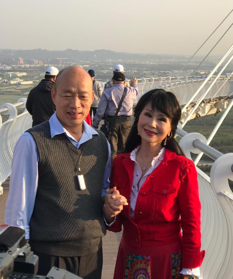 資深藝人張琍敏22日表示，「若是韓國瑜真遭罷免！此生再也不去高雄！」 圖：翻攝自張琍敏臉書(資料照片)