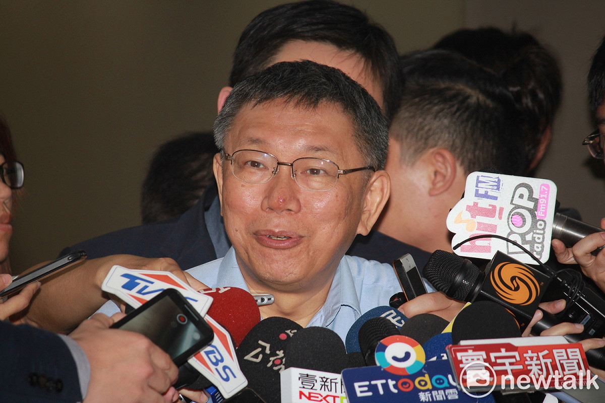 台北市長柯文哲。 圖：周煊惠 ／攝 (資料照片)