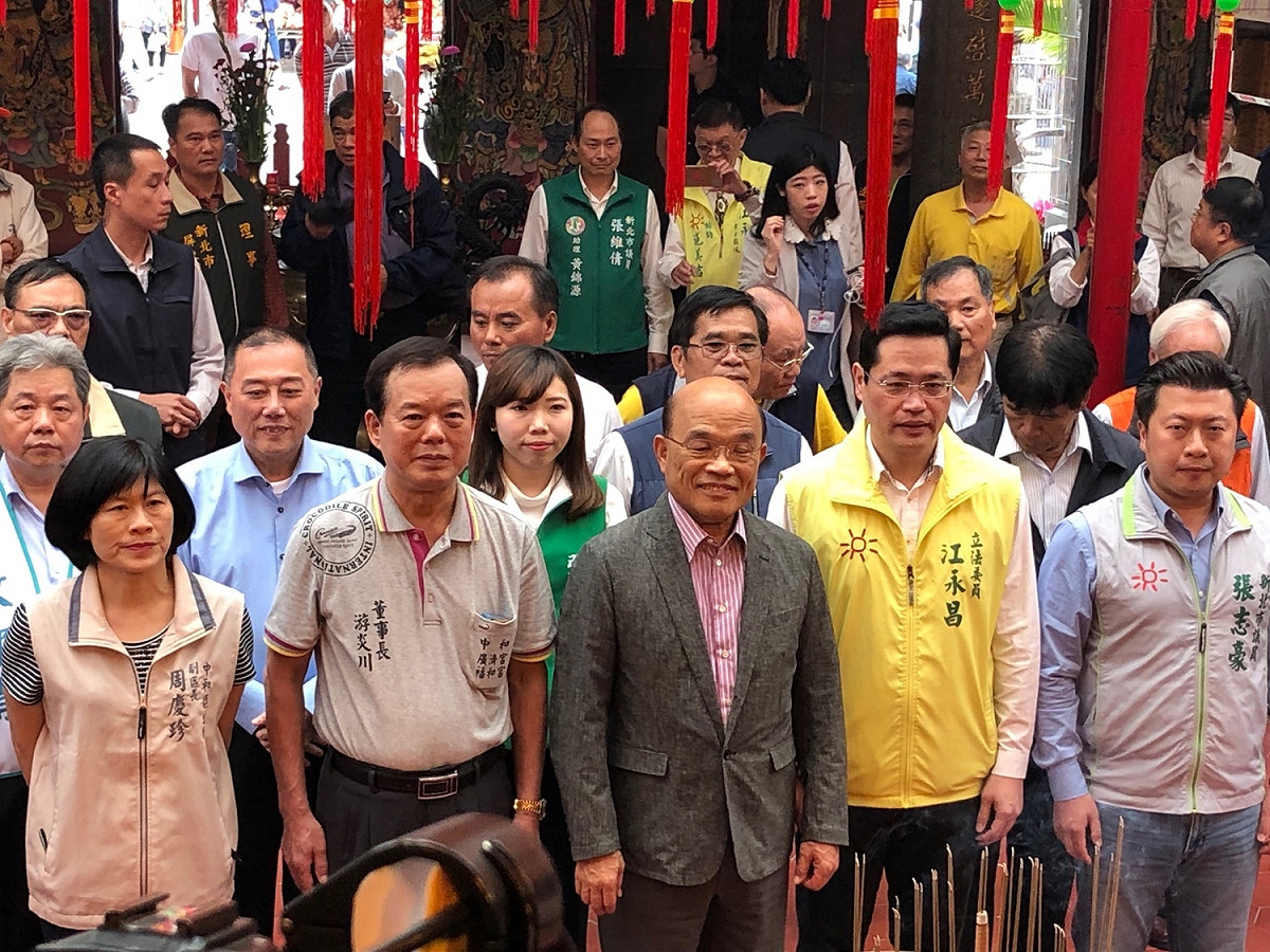 行政院長蘇貞昌出席「108年屏東縣恆春鎮洋蔥等產業促銷暨節能減碳宣導活動」。 圖：趙婉淳／攝