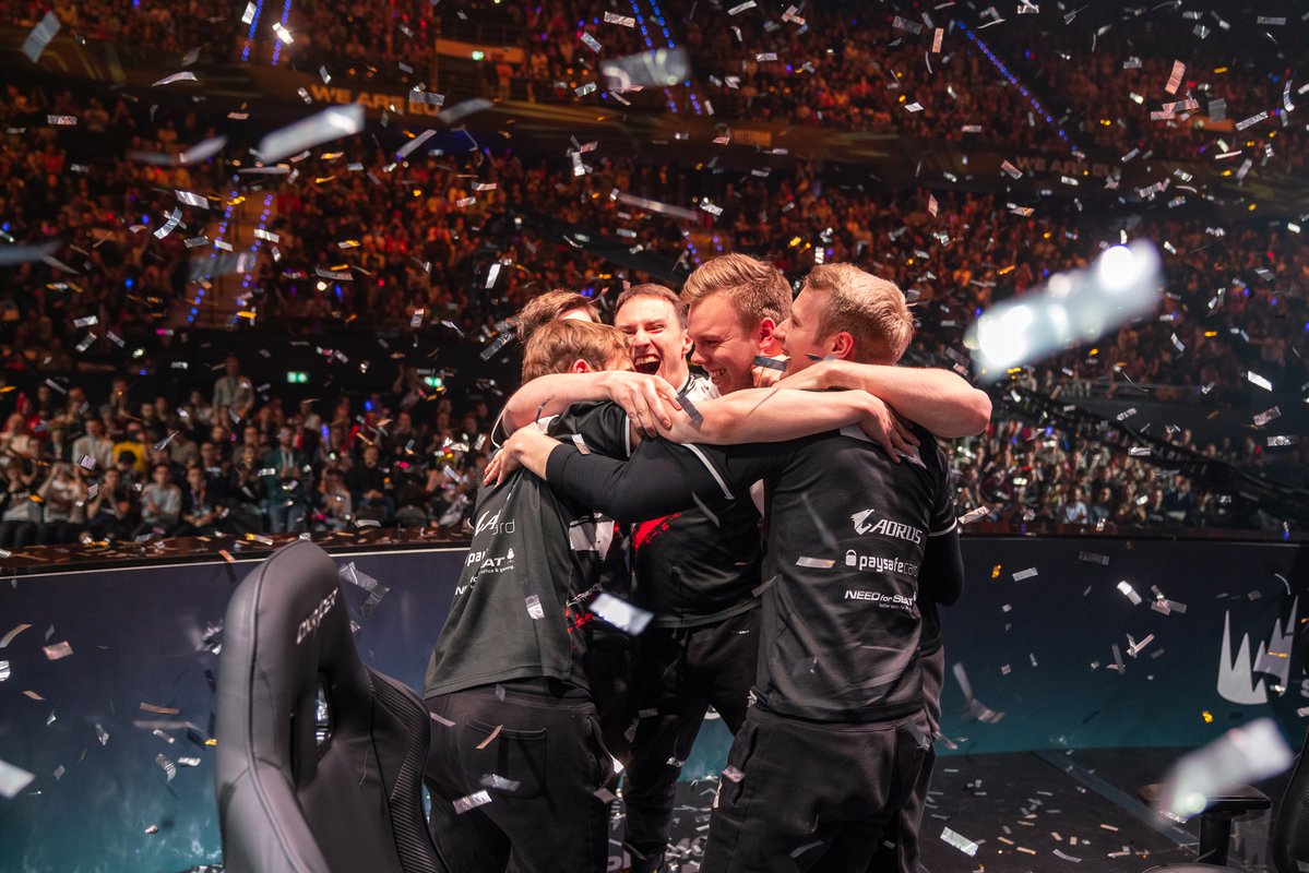 G2橫掃OG奪下自2015年以來的第三座春季冠軍。 圖：翻攝自G2 Esports twitter