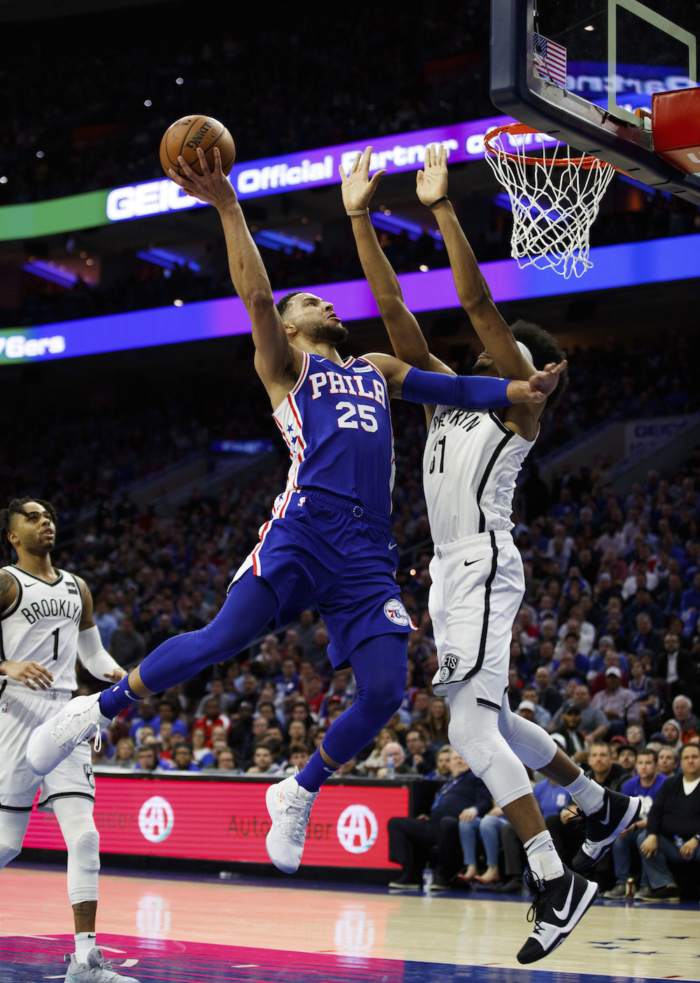 76人球星Ben Simmons。 圖／美聯社／達志影像