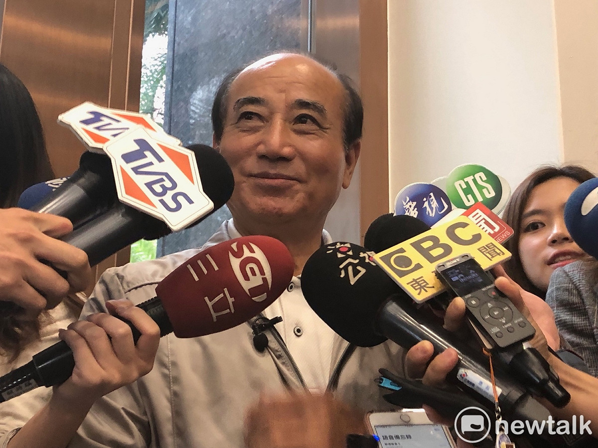 爭取黨內提名的前立法院長王金平下午接受「少康戰情室」預錄節目專訪。 圖：趙婉淳／攝