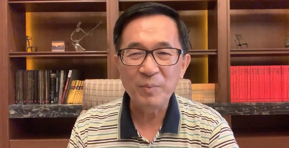 前總統陳水扁。 圖：翻攝自陳水扁臉書