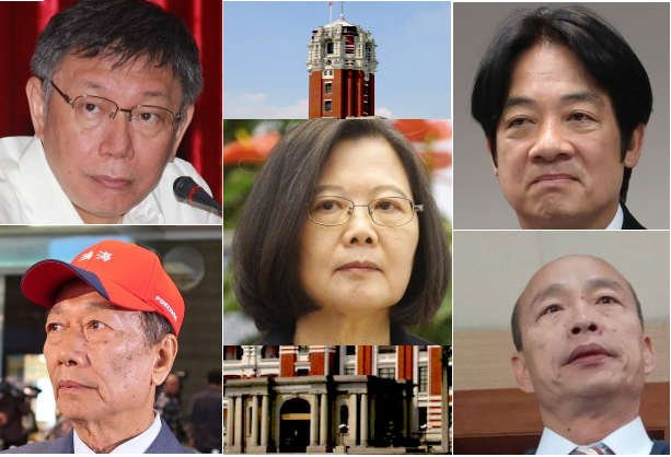 在鴻海董事長郭台銘宣布參選之後，總統大選不止量變，也產生質變 圖：新頭殼合成