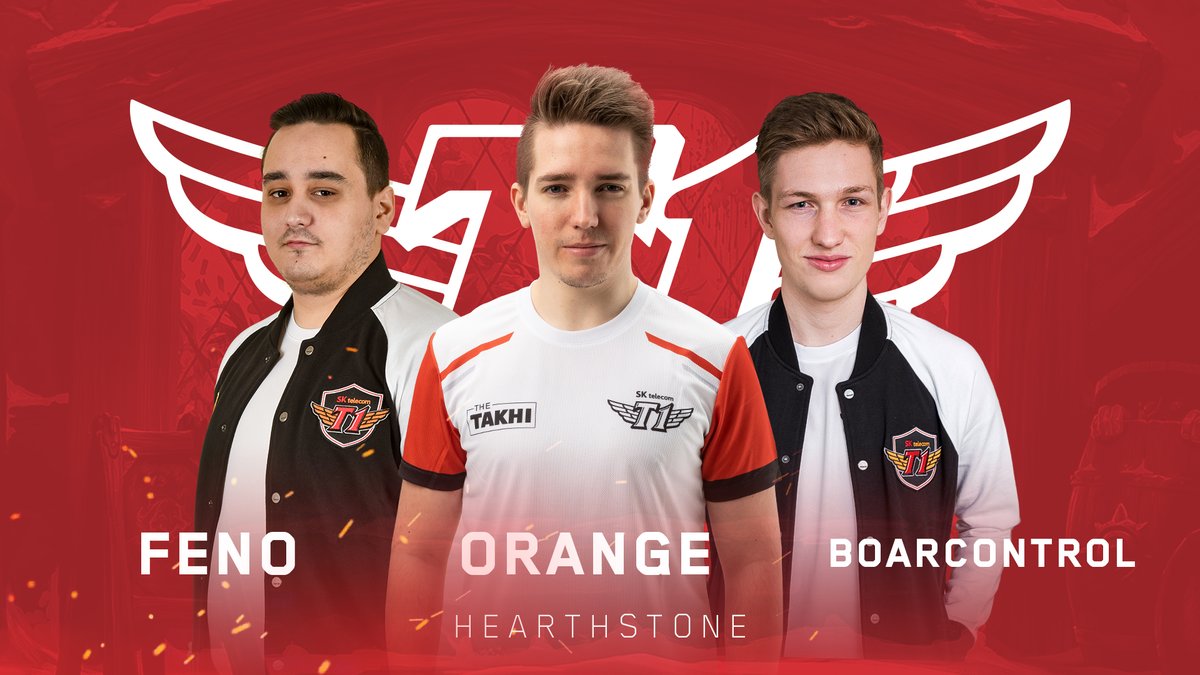 T1戰隊宣布Feno、Orange、BoarControl等3位選手正式加入T1戰隊旗下。 圖：翻攝自推特
