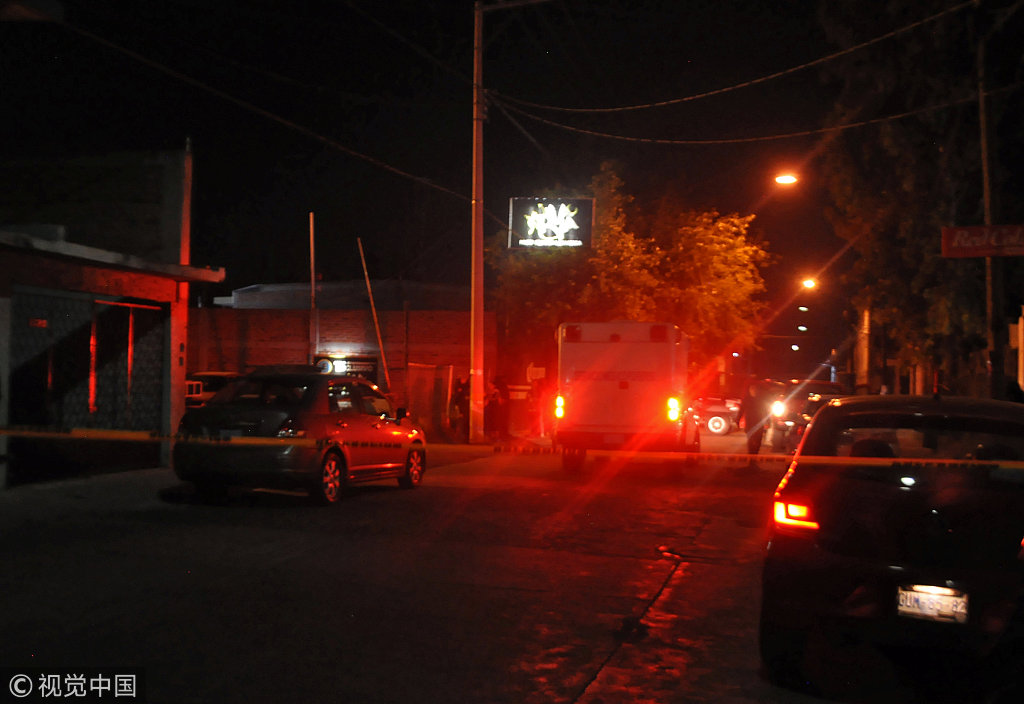 據墨西哥媒體報導，墨西哥韋拉克魯斯州（Veracruz）一間酒吧19日晚間發生槍擊案。 圖 : 翻攝自視覺中國